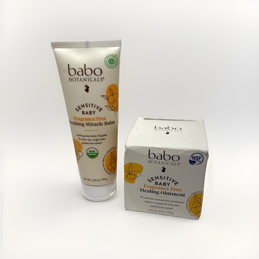 BABO Botanicals Organic Sensitive Baby Miracle Balm & Healing Ointment Exp 10/28